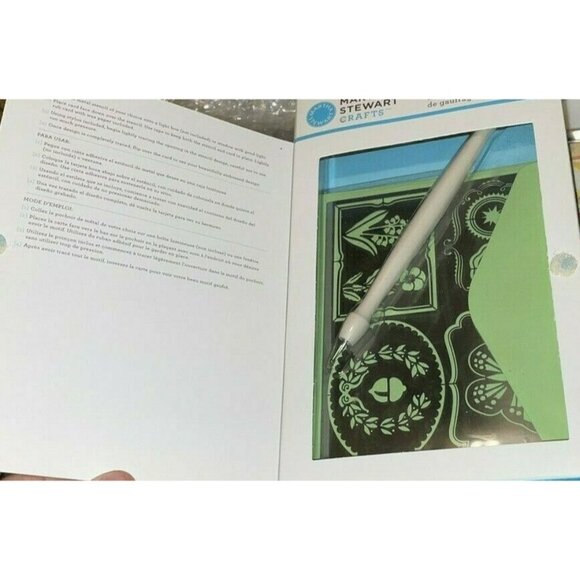 Martha Stewart  Dry Embossing 10 Piece Starter Kit NOB (C20) Crafts - Picture 4 of 11